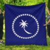Chuuk Flag Premium Quilt A6  Quilt
